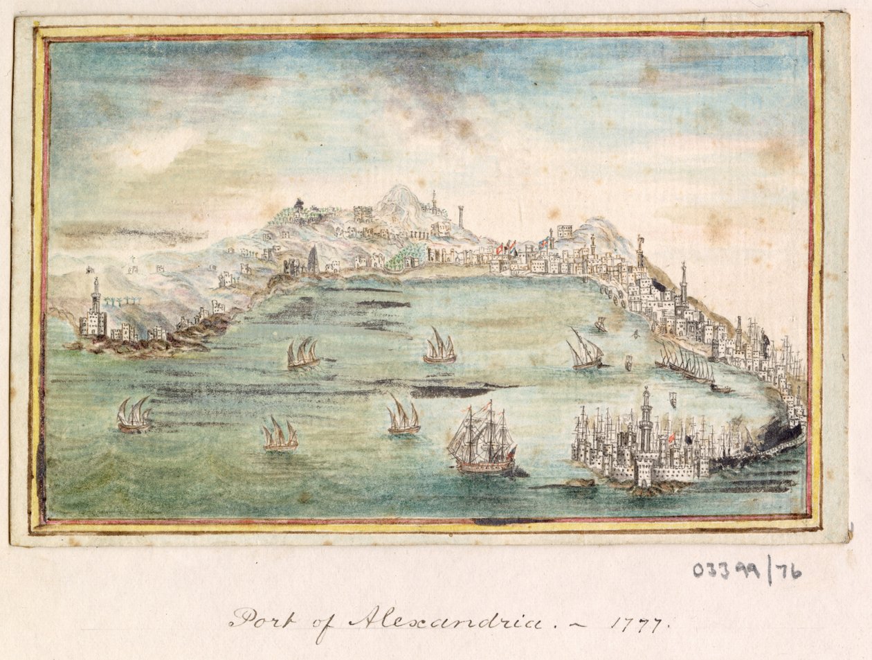 Een reeks schetsen, uitzichten in Groot-Brittannië, het Continent en Amerika 1772-1778 door British School