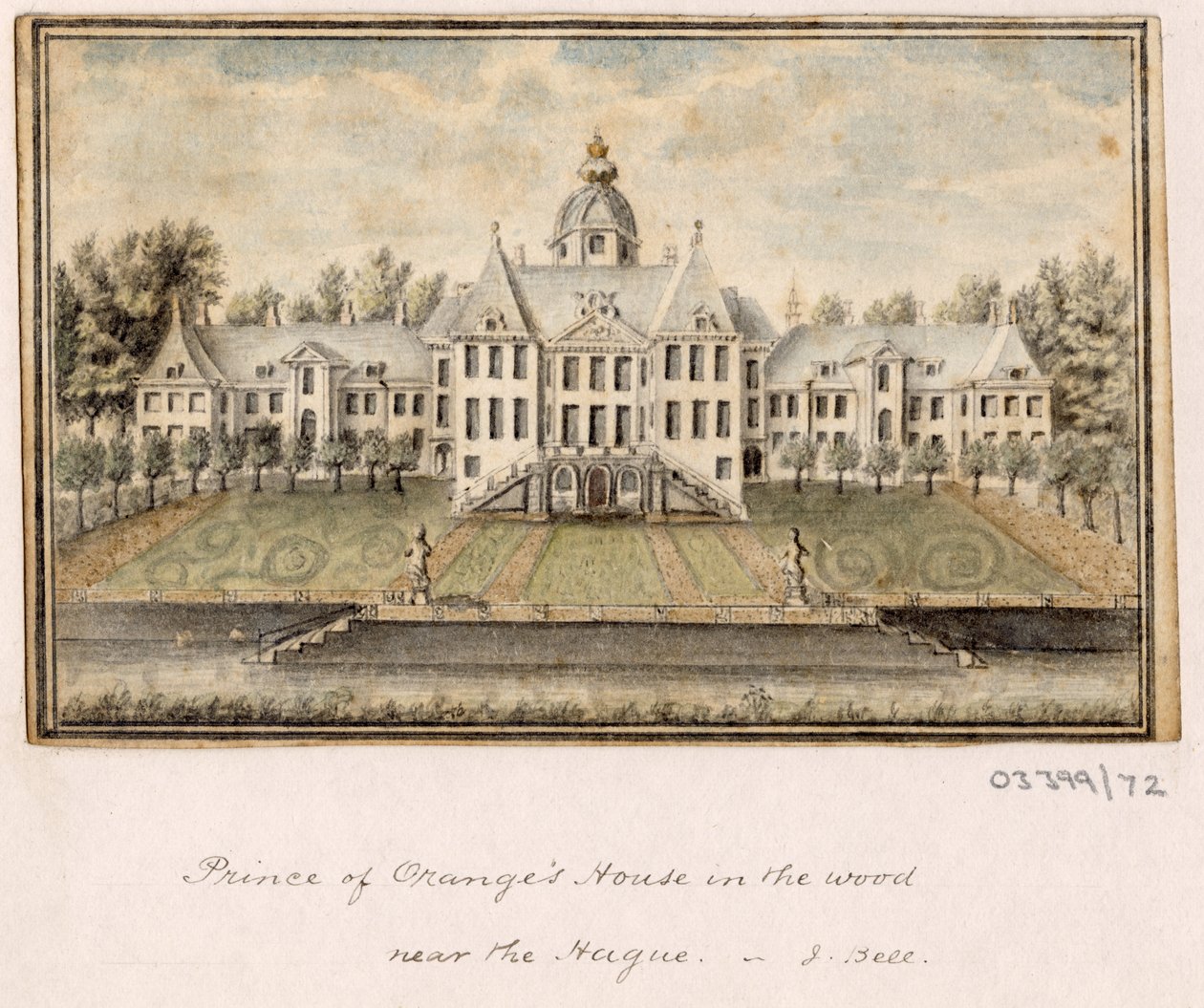 Een reeks schetsen, uitzichten in Groot-Brittannië, het Continent en Amerika 1772-1778 door British School