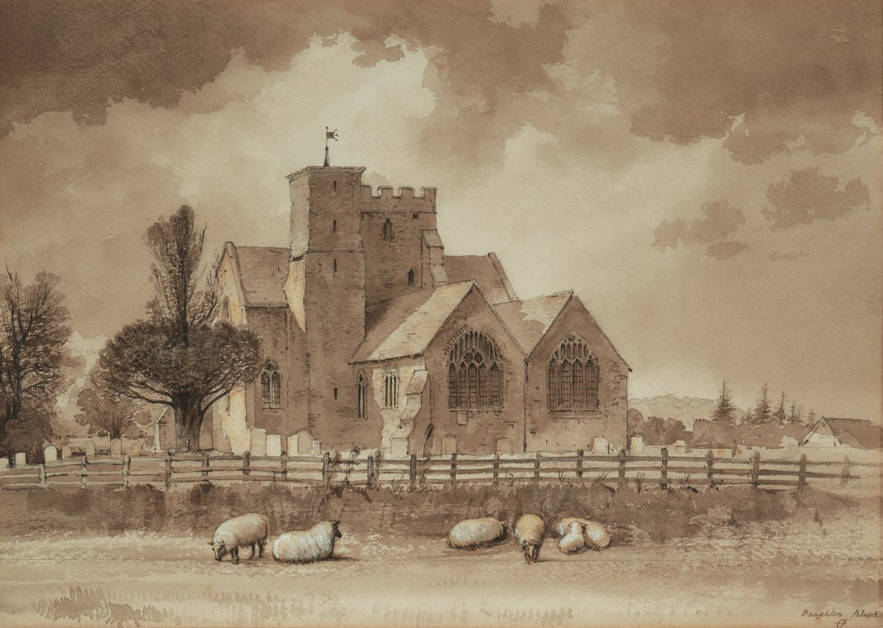 Boughton Aluph Kerk door British School