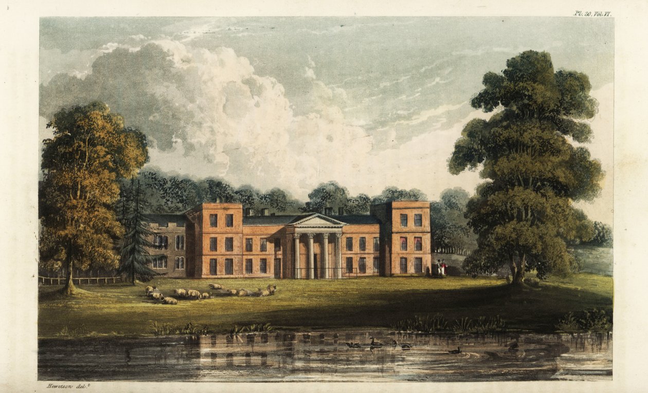 Clumber Park, Nottinghamshire, zetel van de Hertog van Newcastle door British School