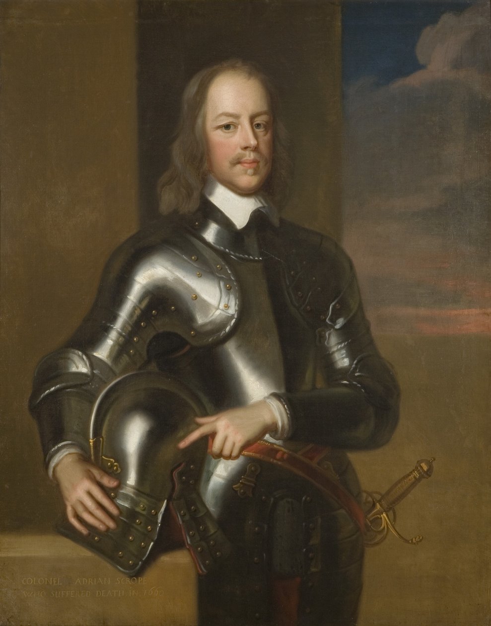 Kolonel Adrian Scrope, laatste Gouverneur van Bristol 1649-55 door British School