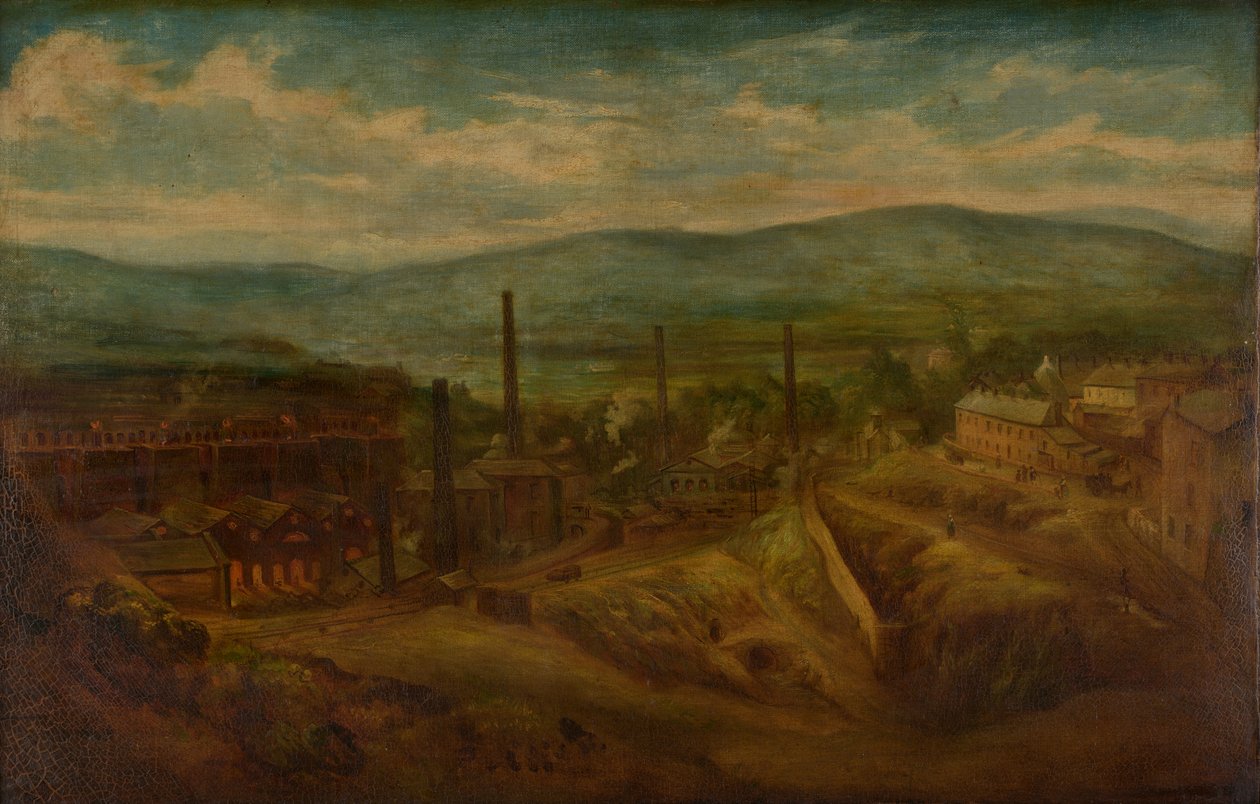 Cyfarthfa ijzerfabriek door British School