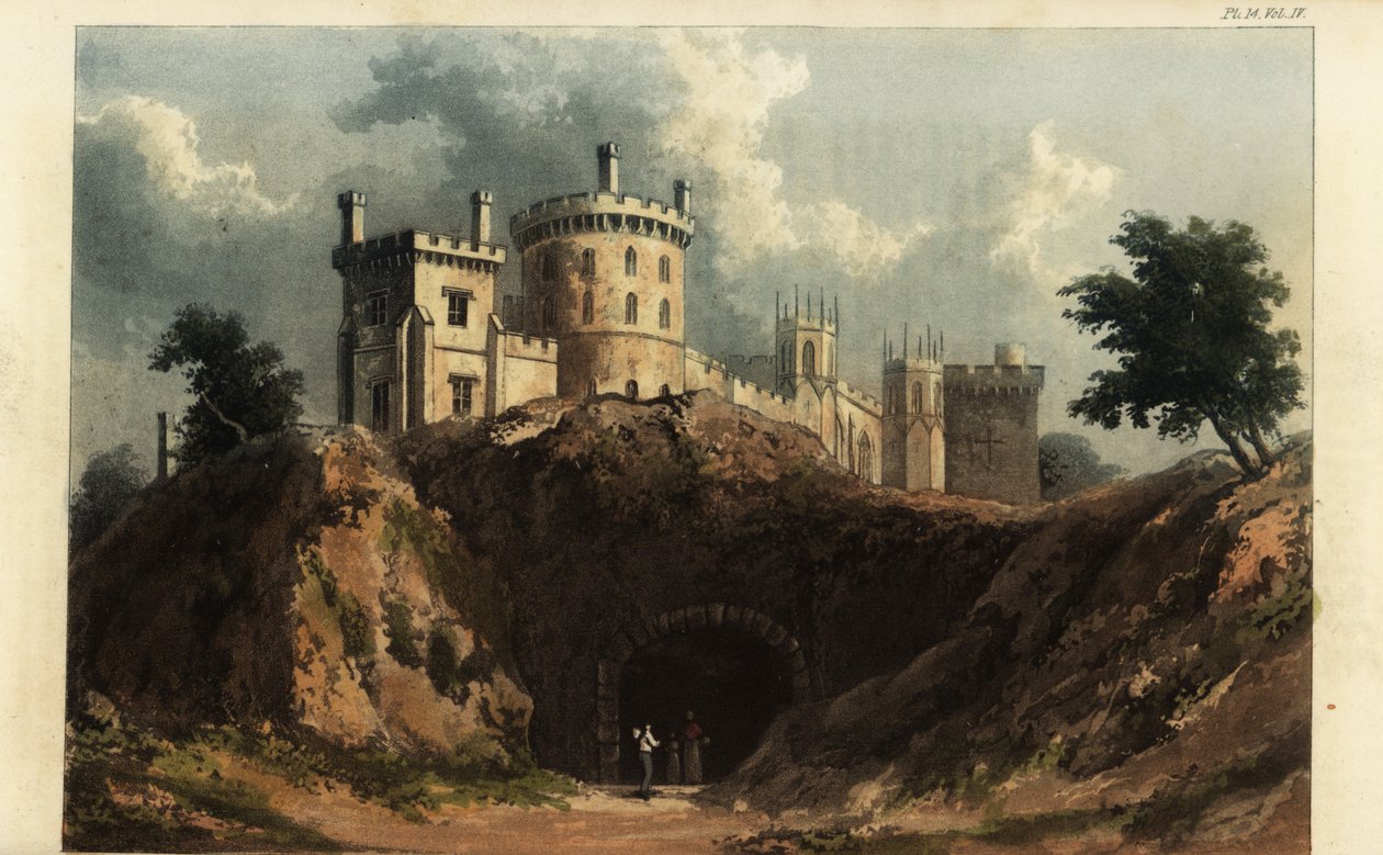 Enmore Castle, Somerset, de zetel van de 3e Graaf van Egmont door British School