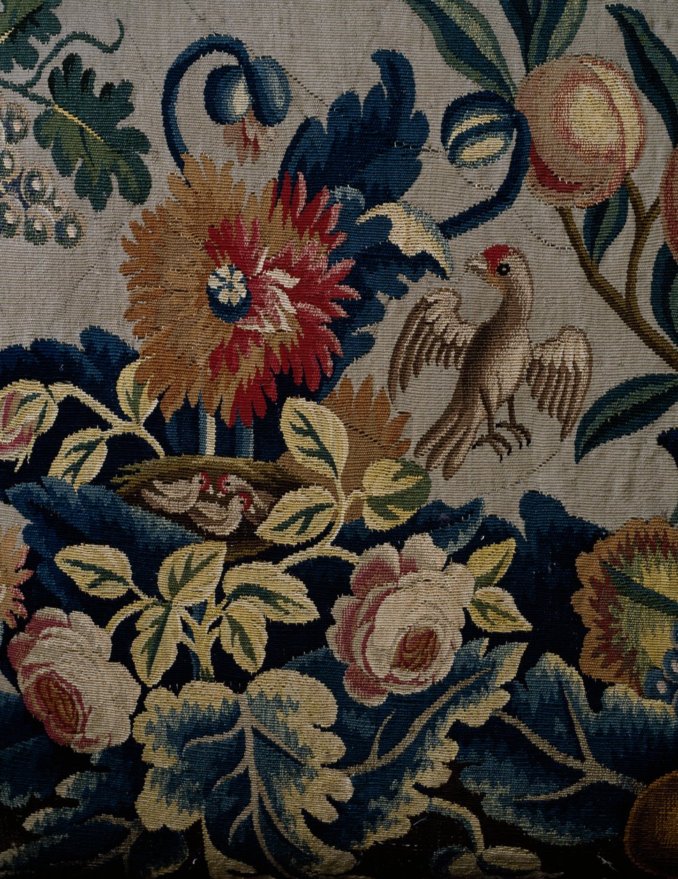 Bloemenpatroon (detail) door British School