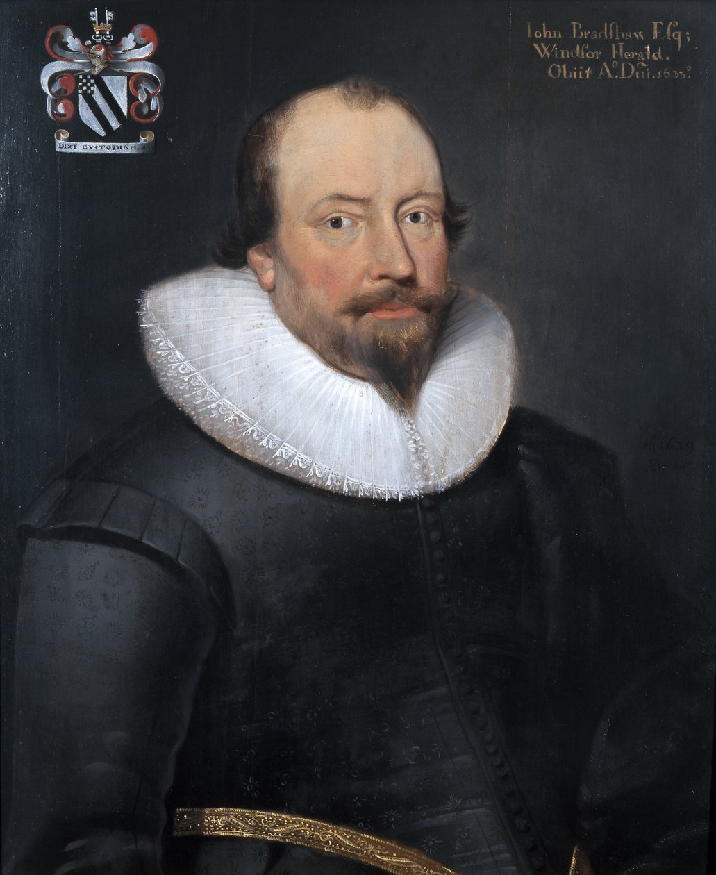 John Bradshaw, Windsor Herald door British School