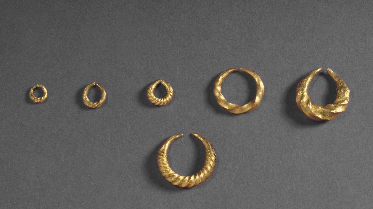 Sieraden uit Fresn-la-Mere, Frankrijk door Bronze Age