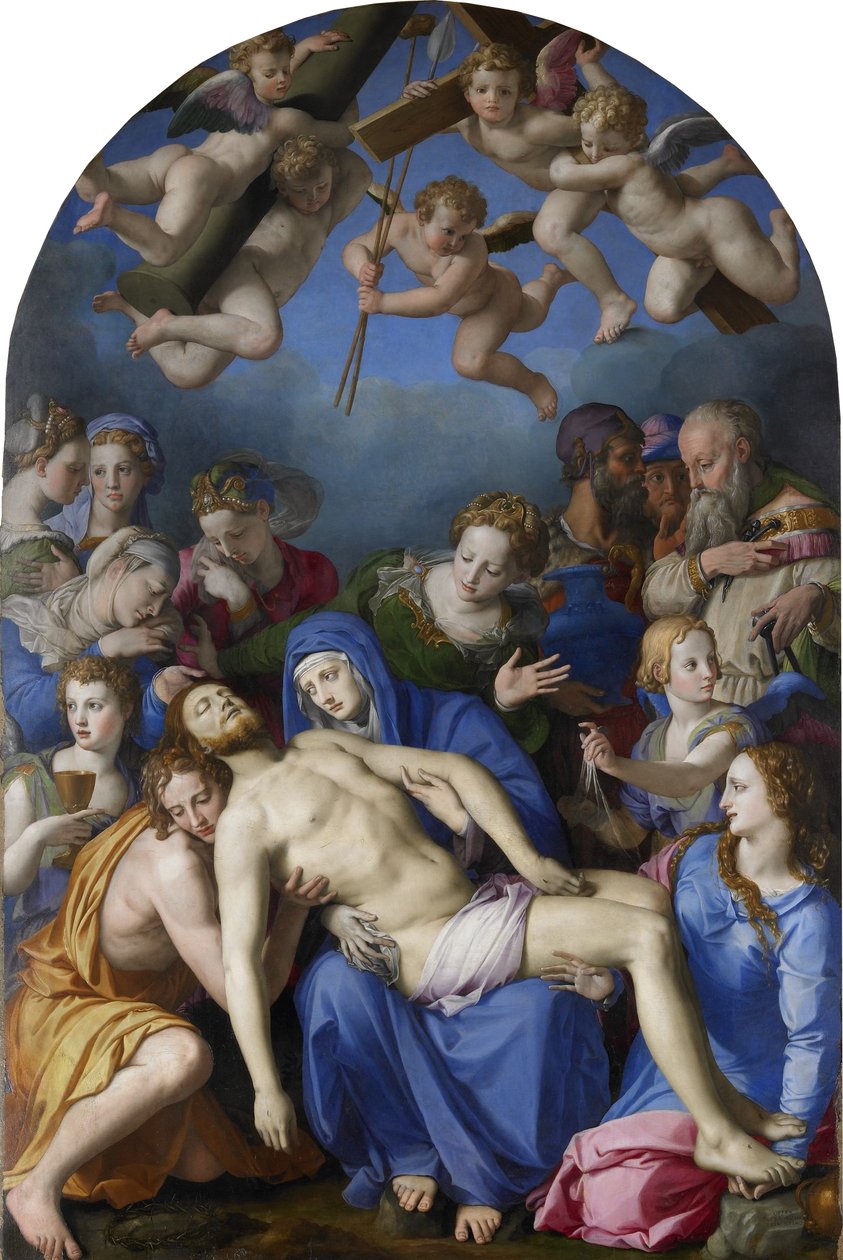 Afzetting van Christus door Bronzino