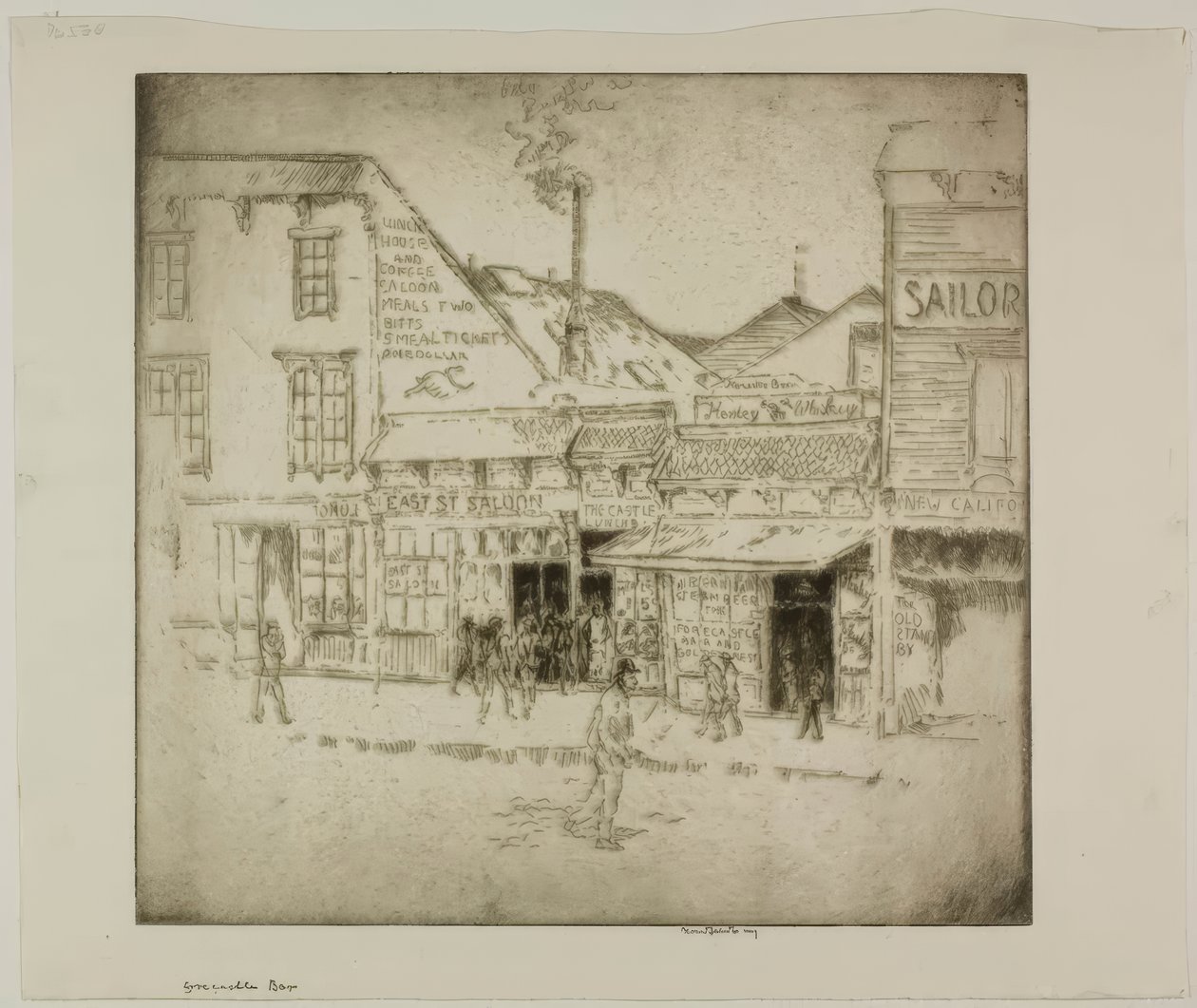 Voordek Bar door Bror Julius Olsson Nordfeldt