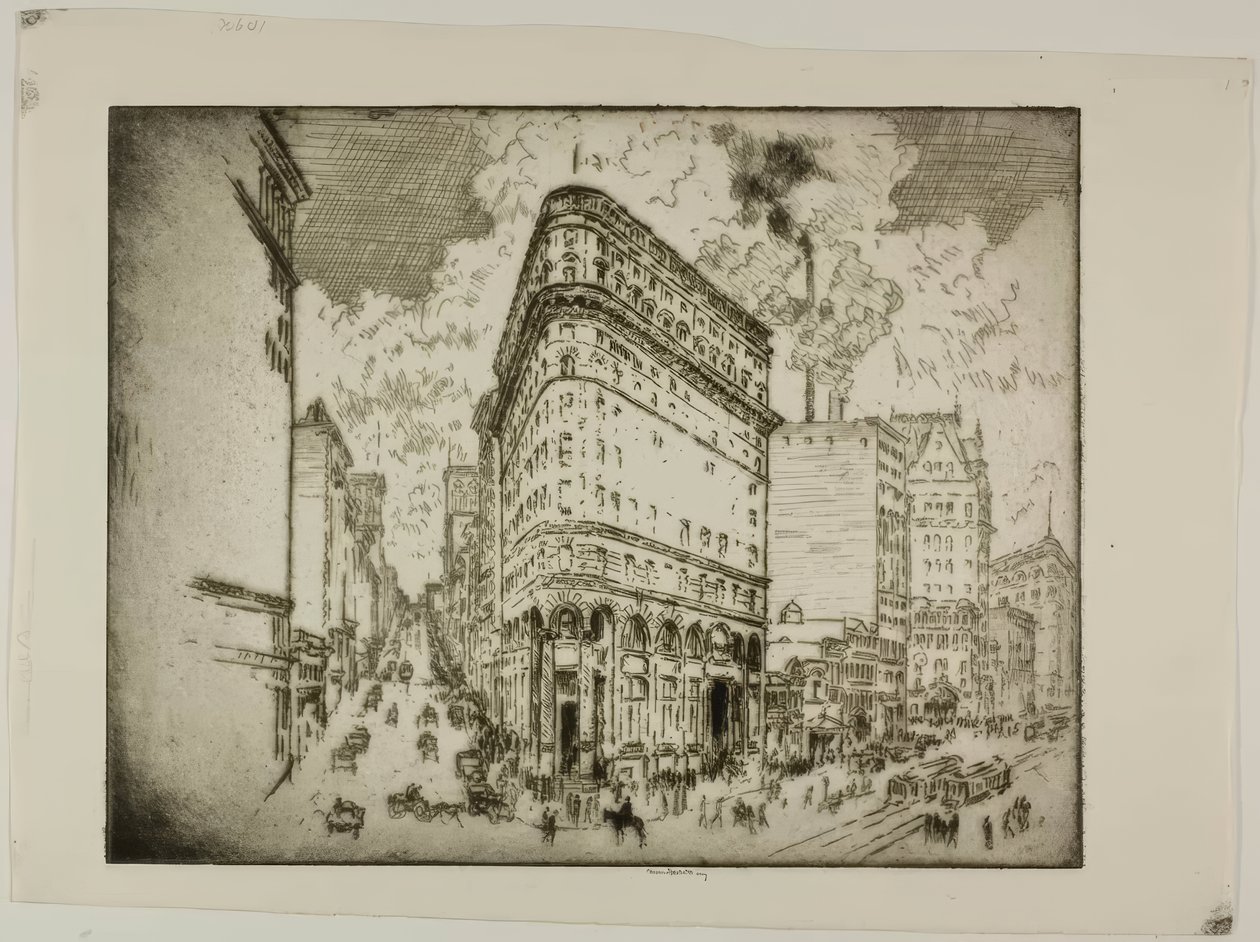 San Francisco - Bereden politieagent door Bror Julius Olsson Nordfeldt