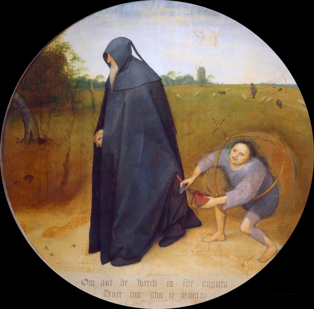 De misantroop door Bruegel