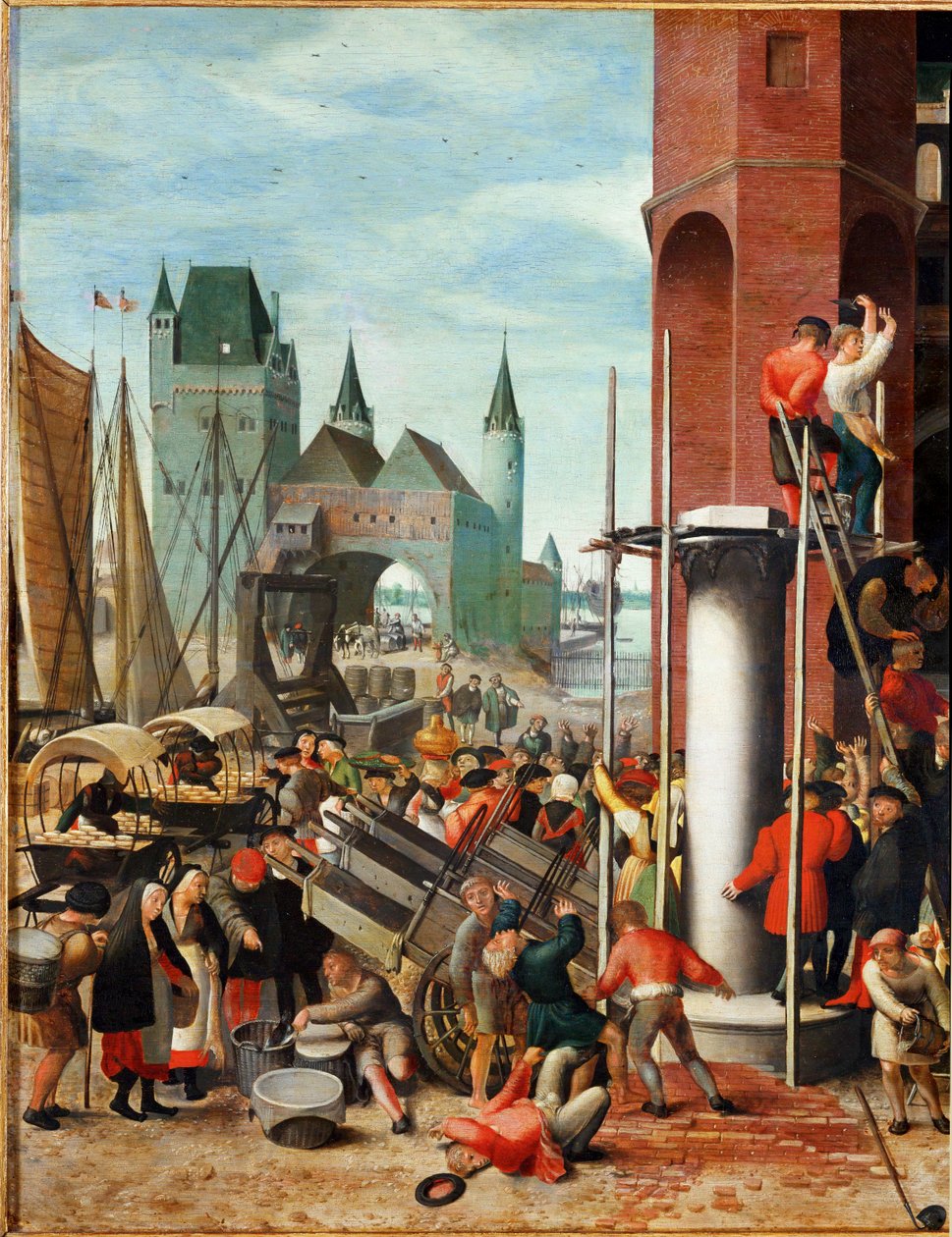 Ecce Homo (schilderij op eikenhout) door Brunswick Monogrammist