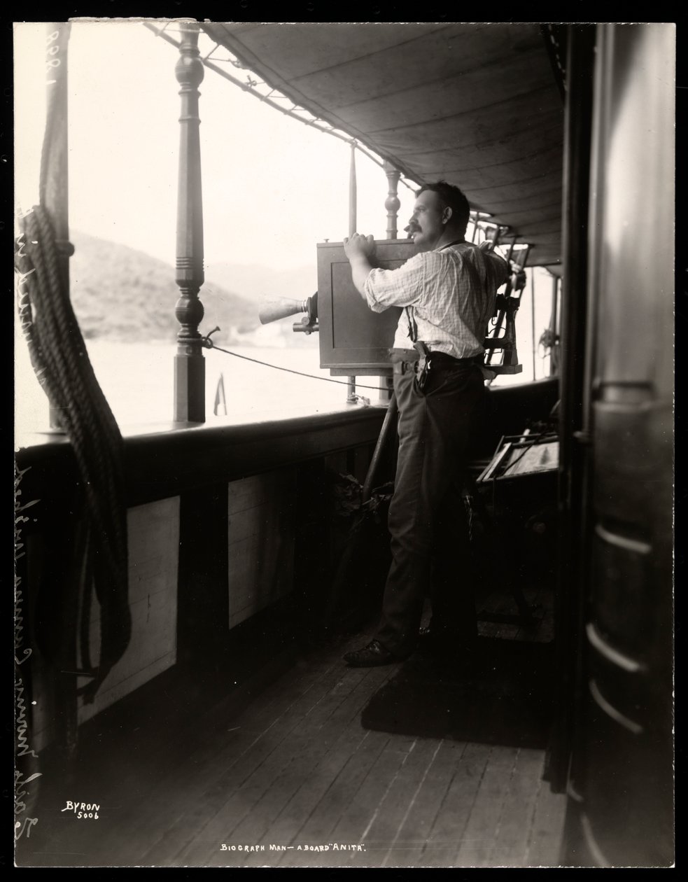 Biograph Man, 1899 door Byron Company