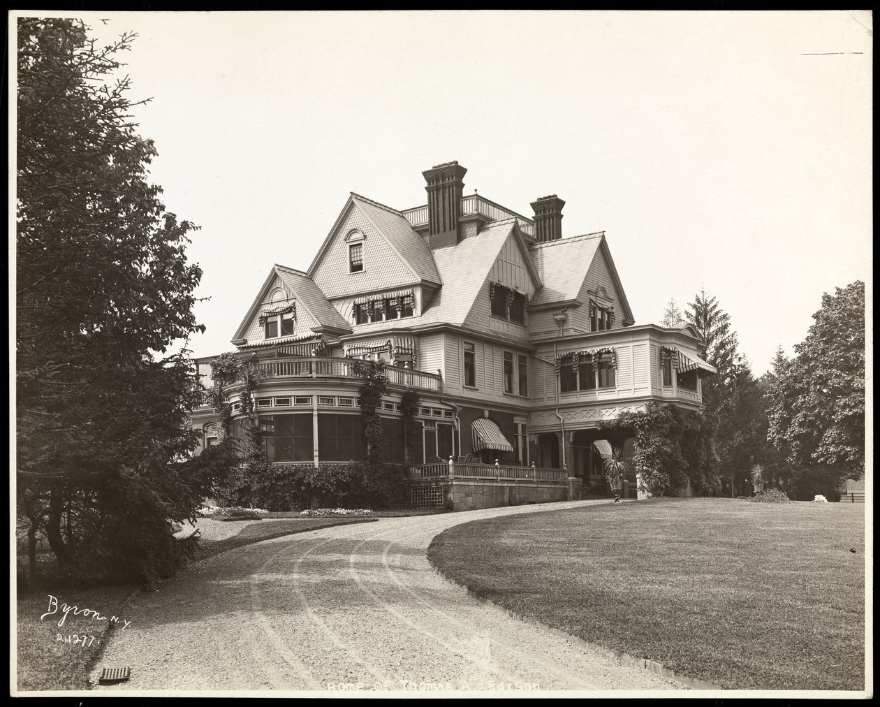Het huis van Thomas Edison, 1920 door Byron Company