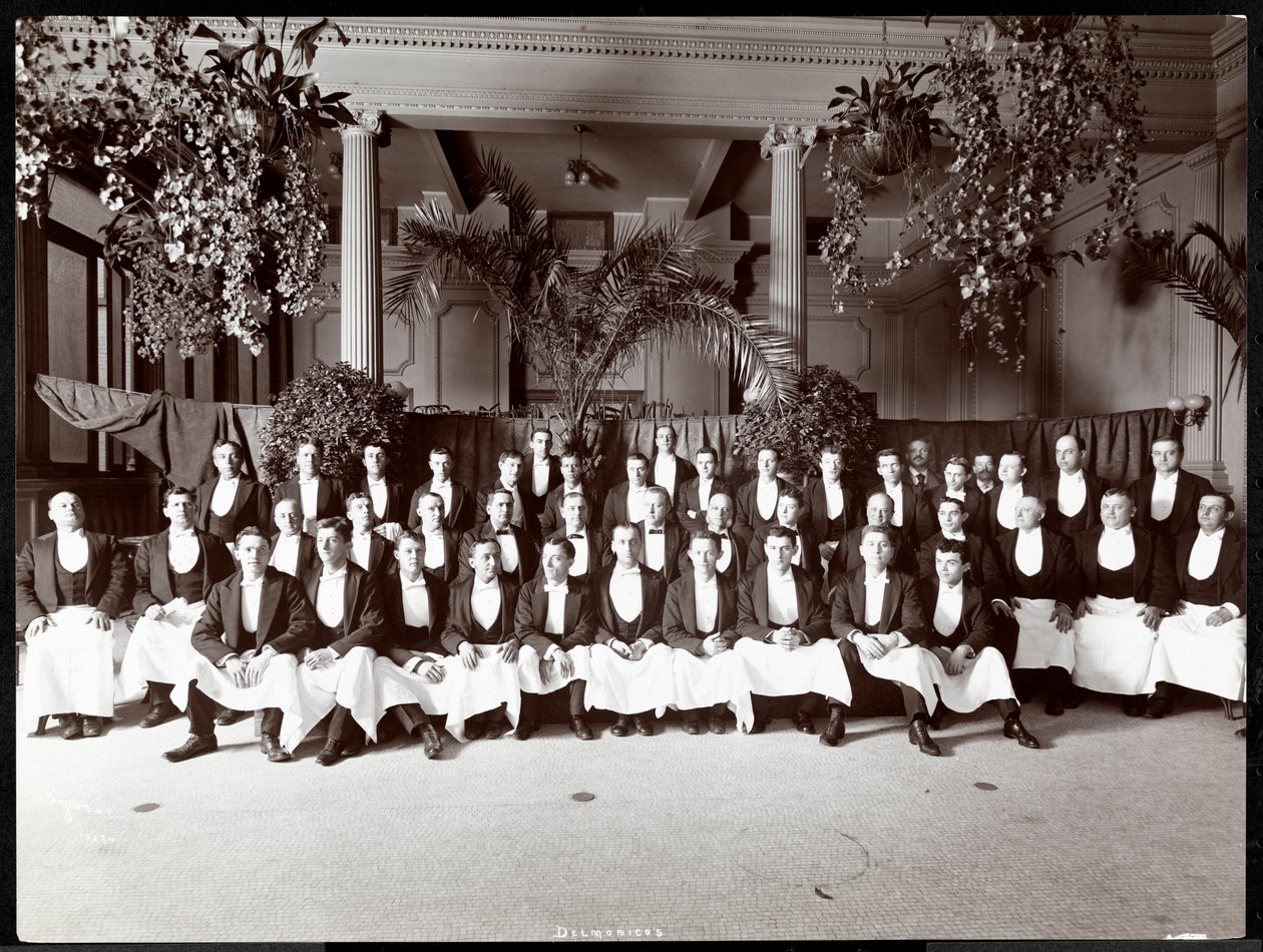Obers in Hotel Delmonico, 1902 door Byron Company