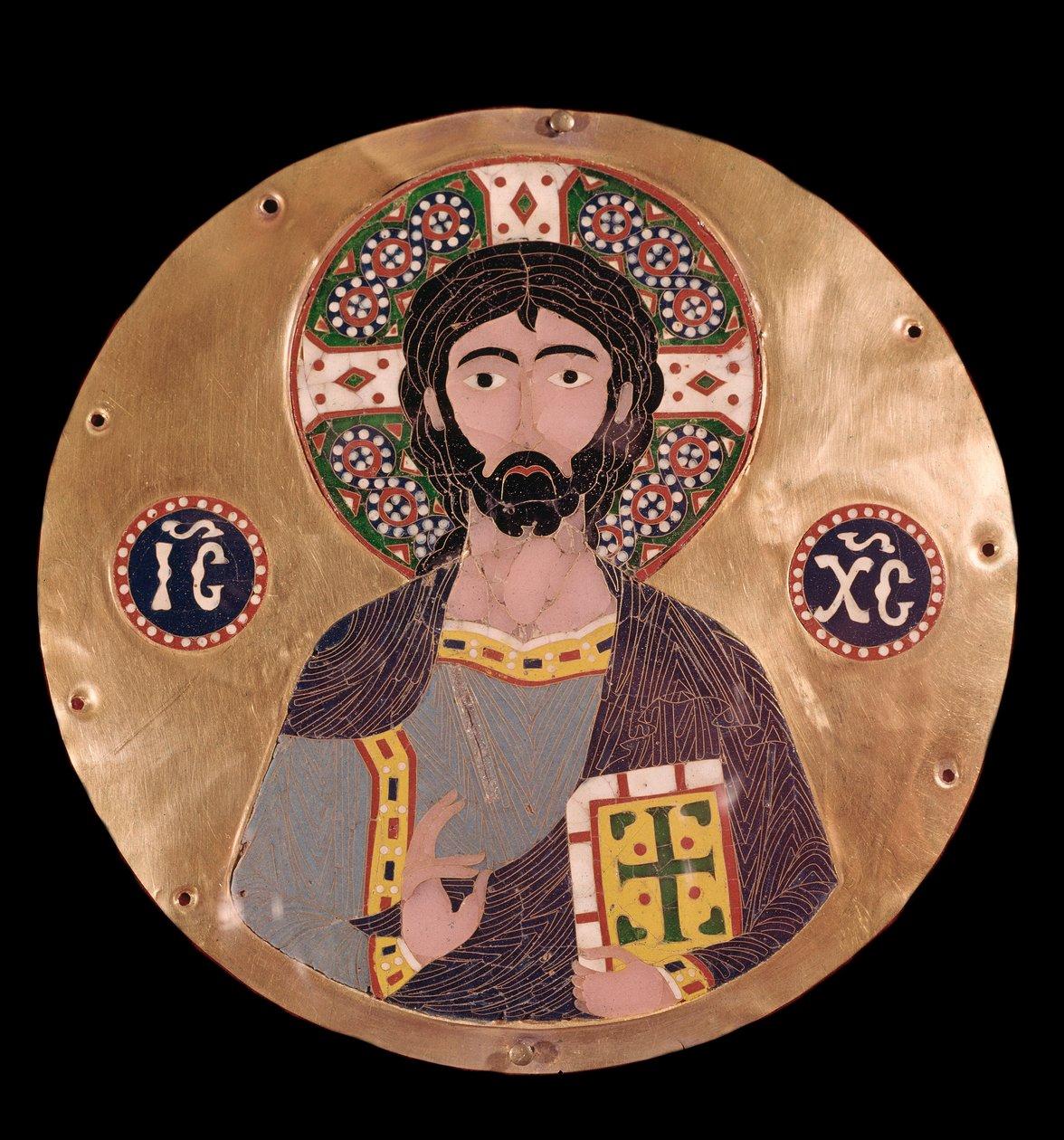 Byzantijnse kunst: Christus Pantocrator door Byzantine