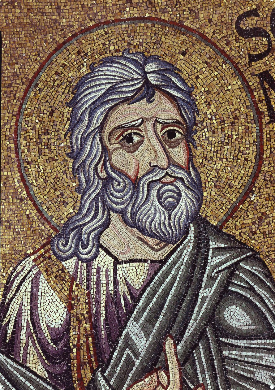 De profeet Zefanja (detail) door Byzantine Byzantine