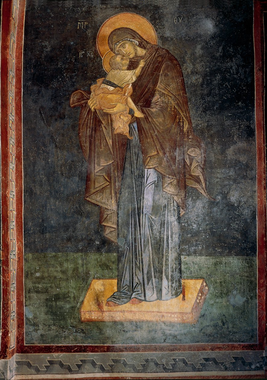 Maagd en Kind door Byzantine Byzantine