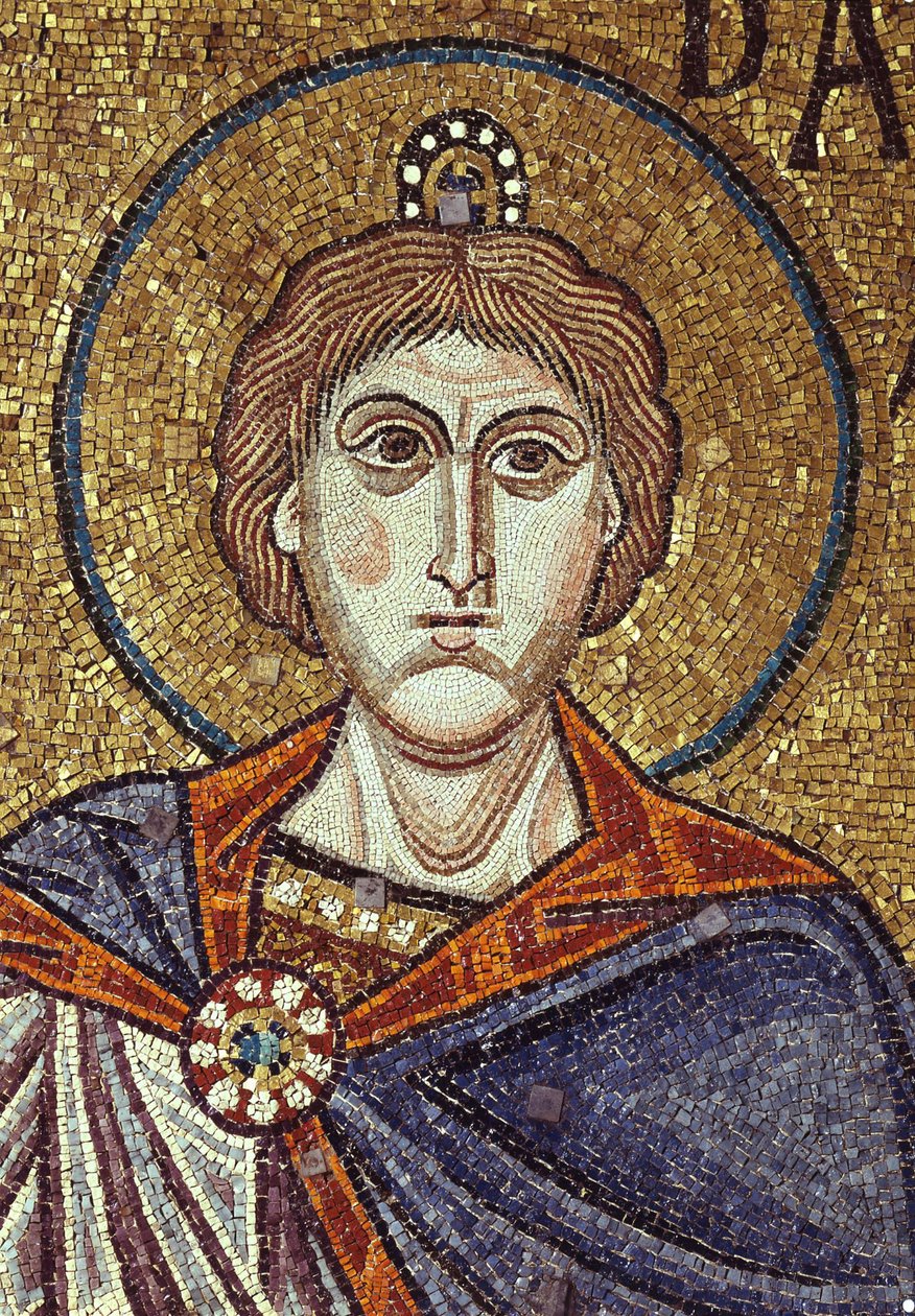 De profeet Daniël (detail) door Byzantine Byzantine