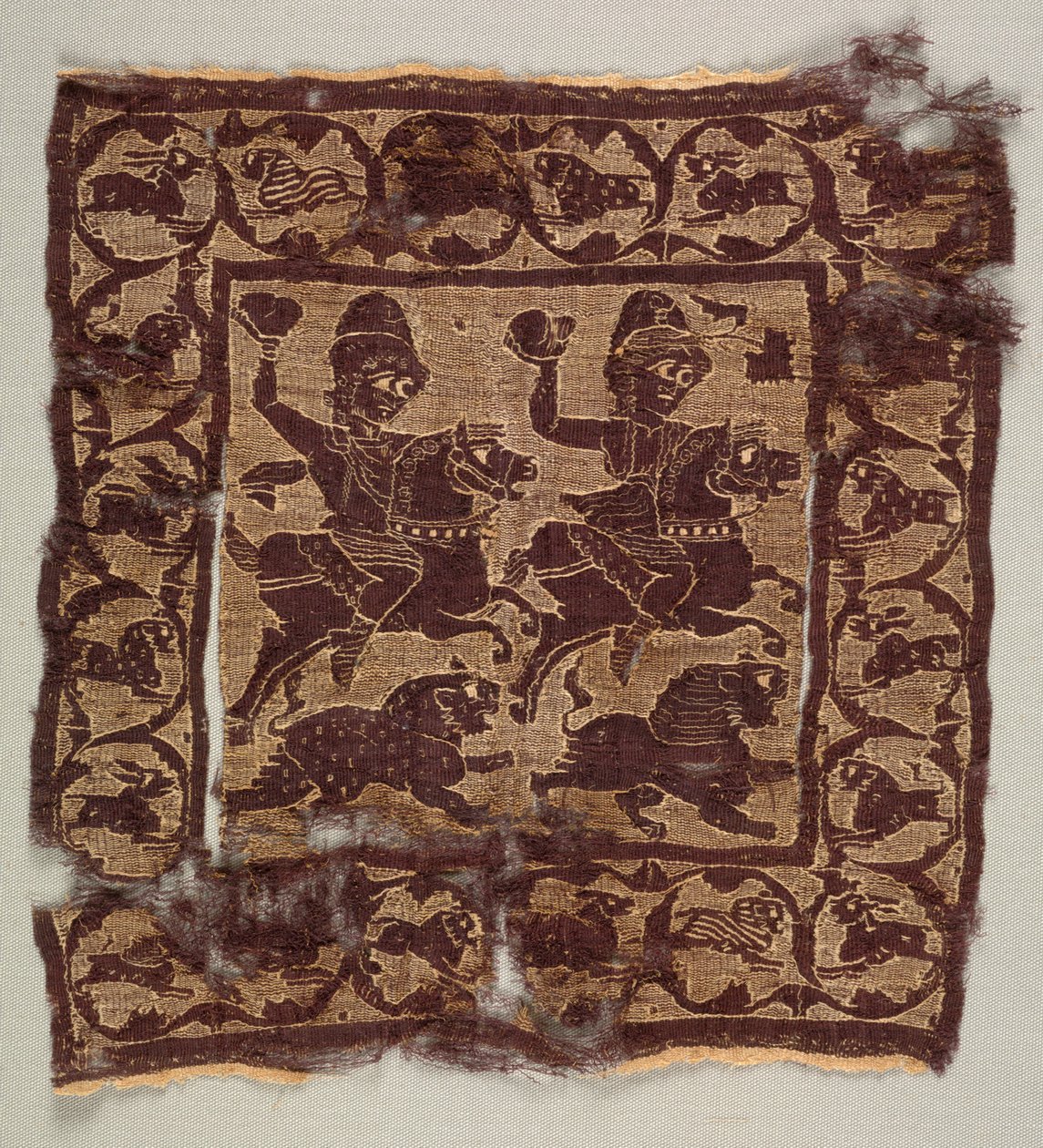 Sierlijke vierkant van een tuniek door Byzantine PeriodEgyptian