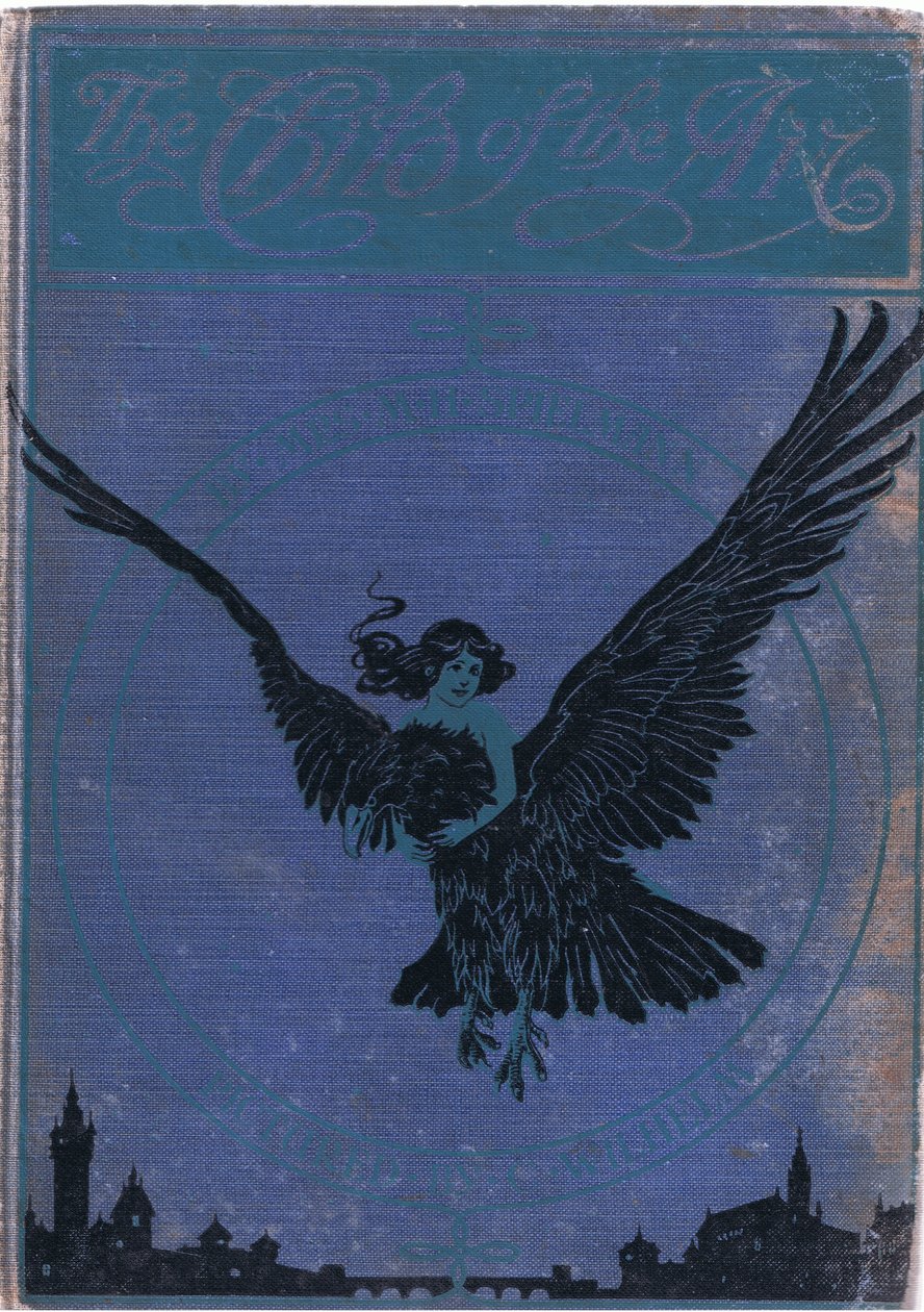 Omslagontwerp, uit Het Kind van de Lucht, uitgegeven door Duckworth door C. Wilhelm