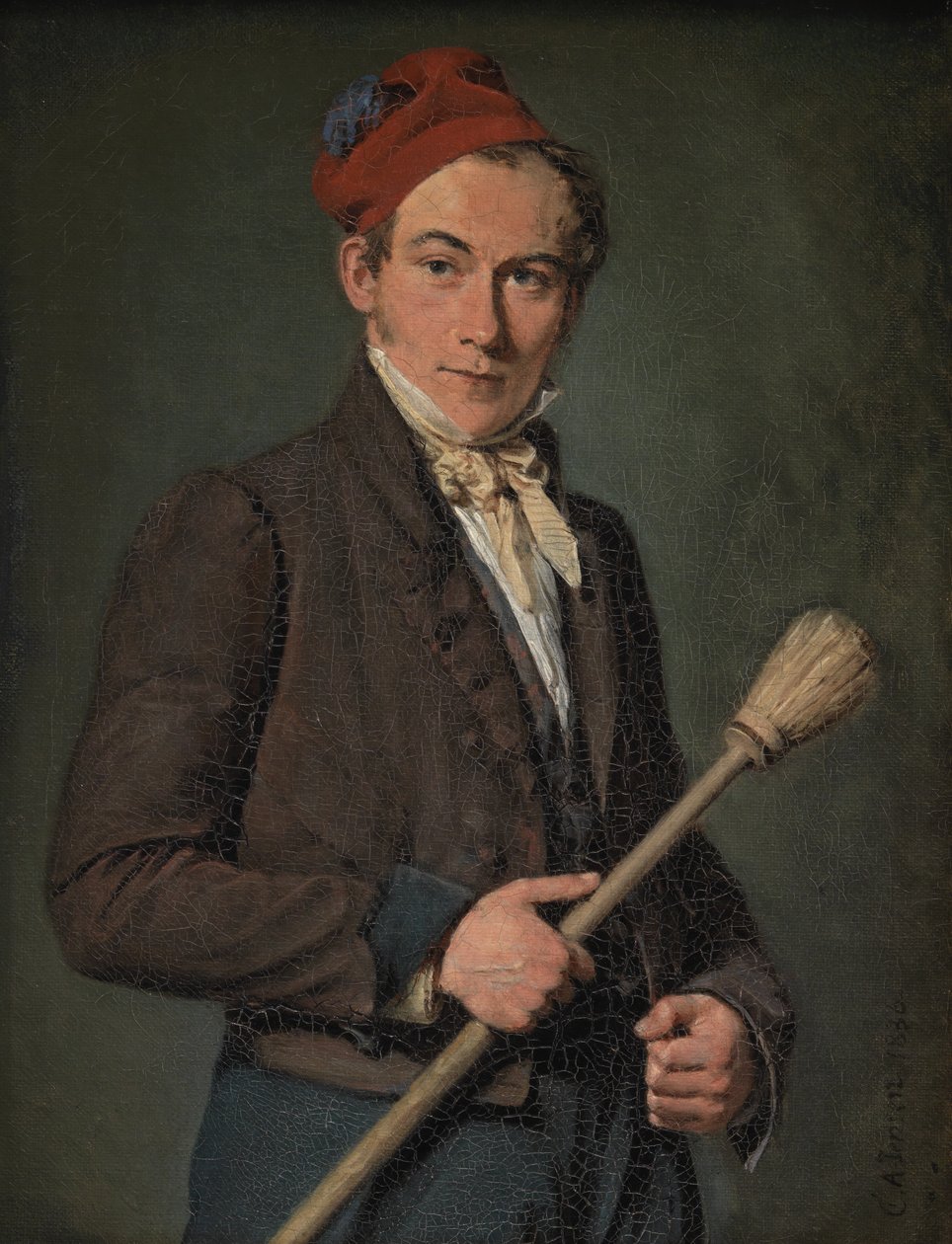 De decoratieschilder Troels Lund door C.A. Jensen