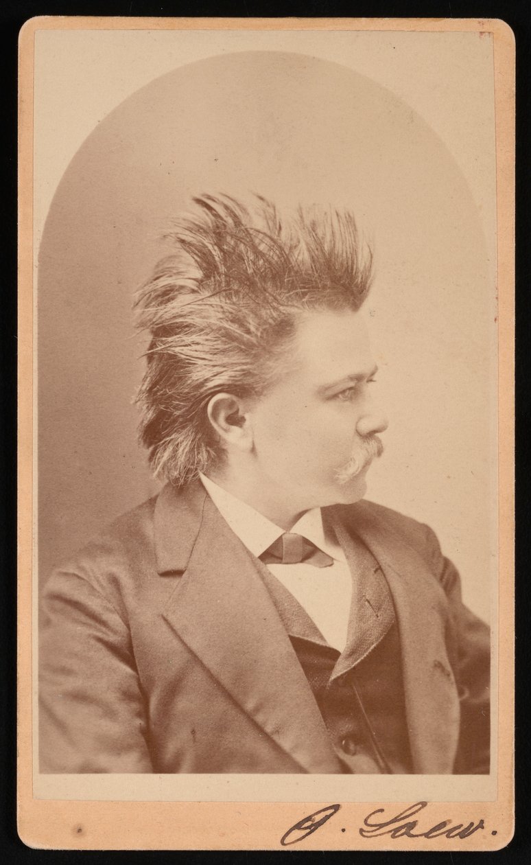 Portret van Oscar Loew, circa 1876 door CH McCallister