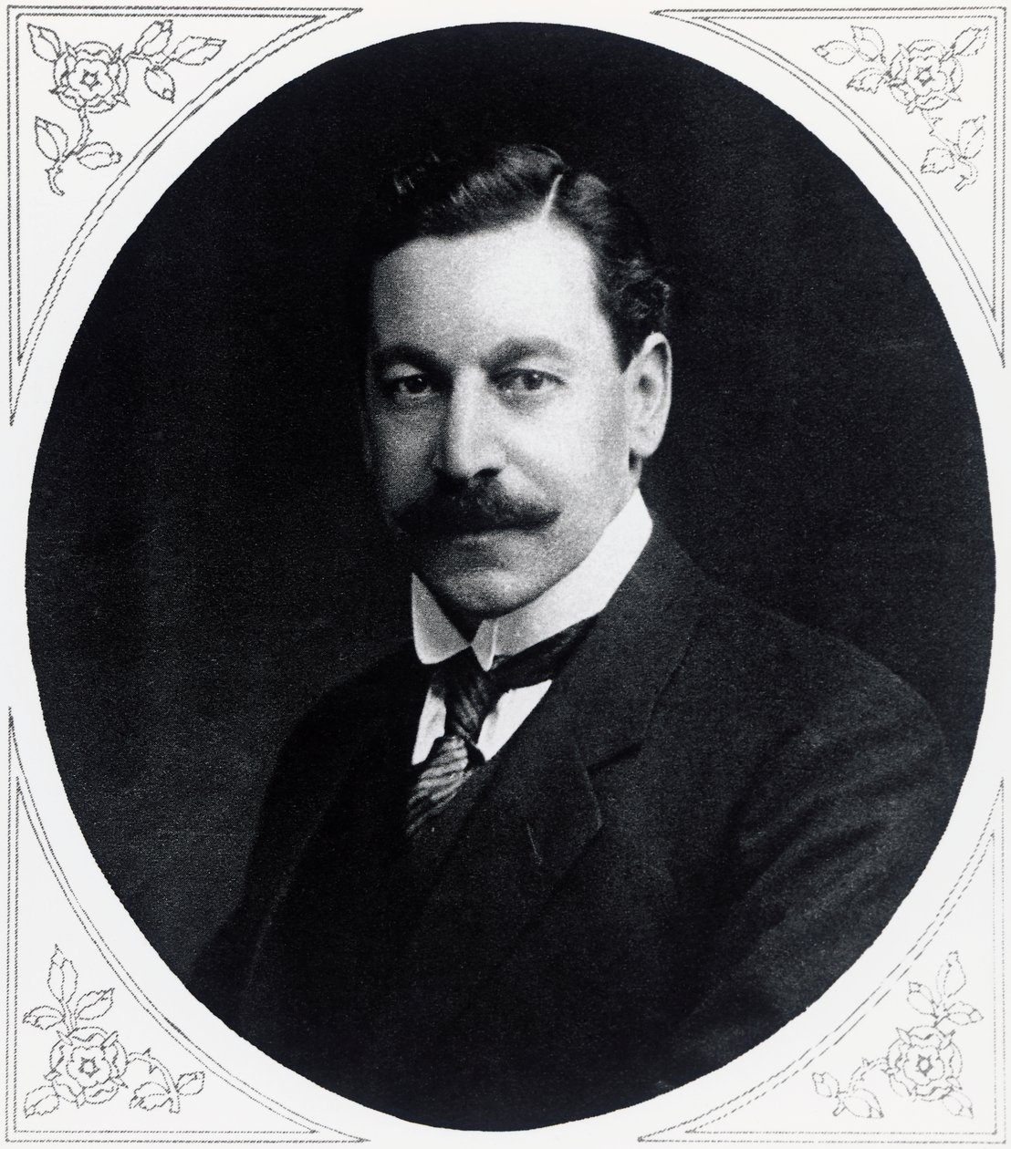 Portret van Herbert Samuel (1870-1963), Engelse politicus, uit Illustrated War News, 19 januari door J.B. and Brown J. Rowbotham