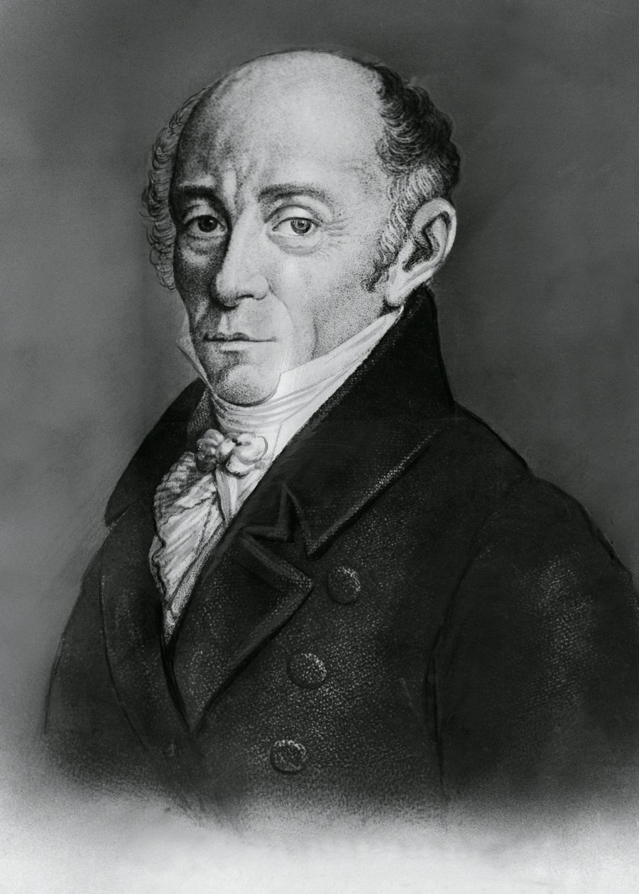 Portret van Muzio Clementi (1752-1832), Italiaanse componist en pianist door J.B. and Brown J. Rowbotham