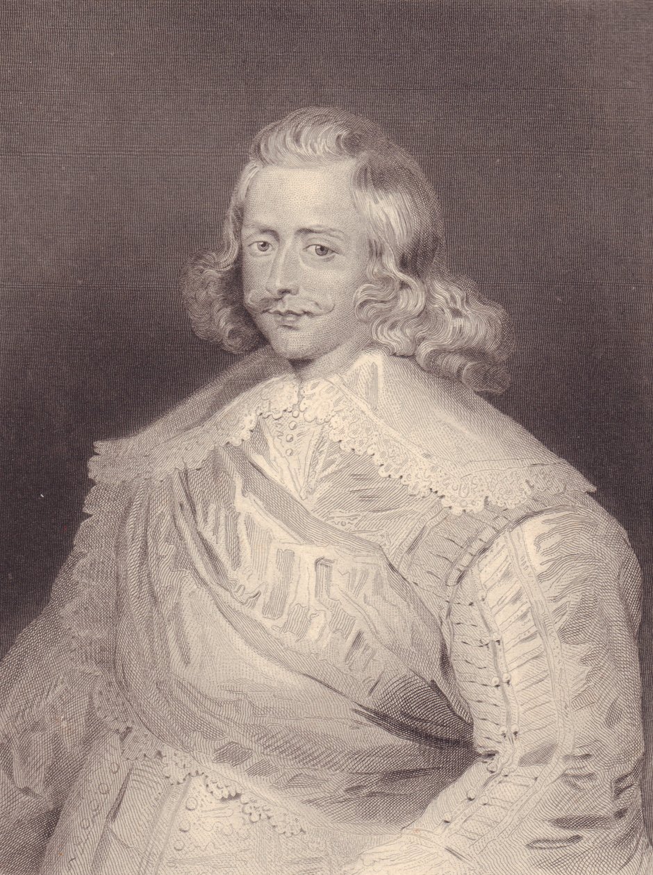 Portret van de Spaanse kardinaal en generaal Ferdinand van Habsburg (1609-1641), gravure door J.B. and Brown J. Rowbotham