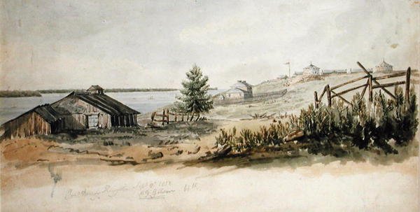 Fort Henry, Kingston, Ontario, Canada, 8 september 1832 door C.J. Gibson