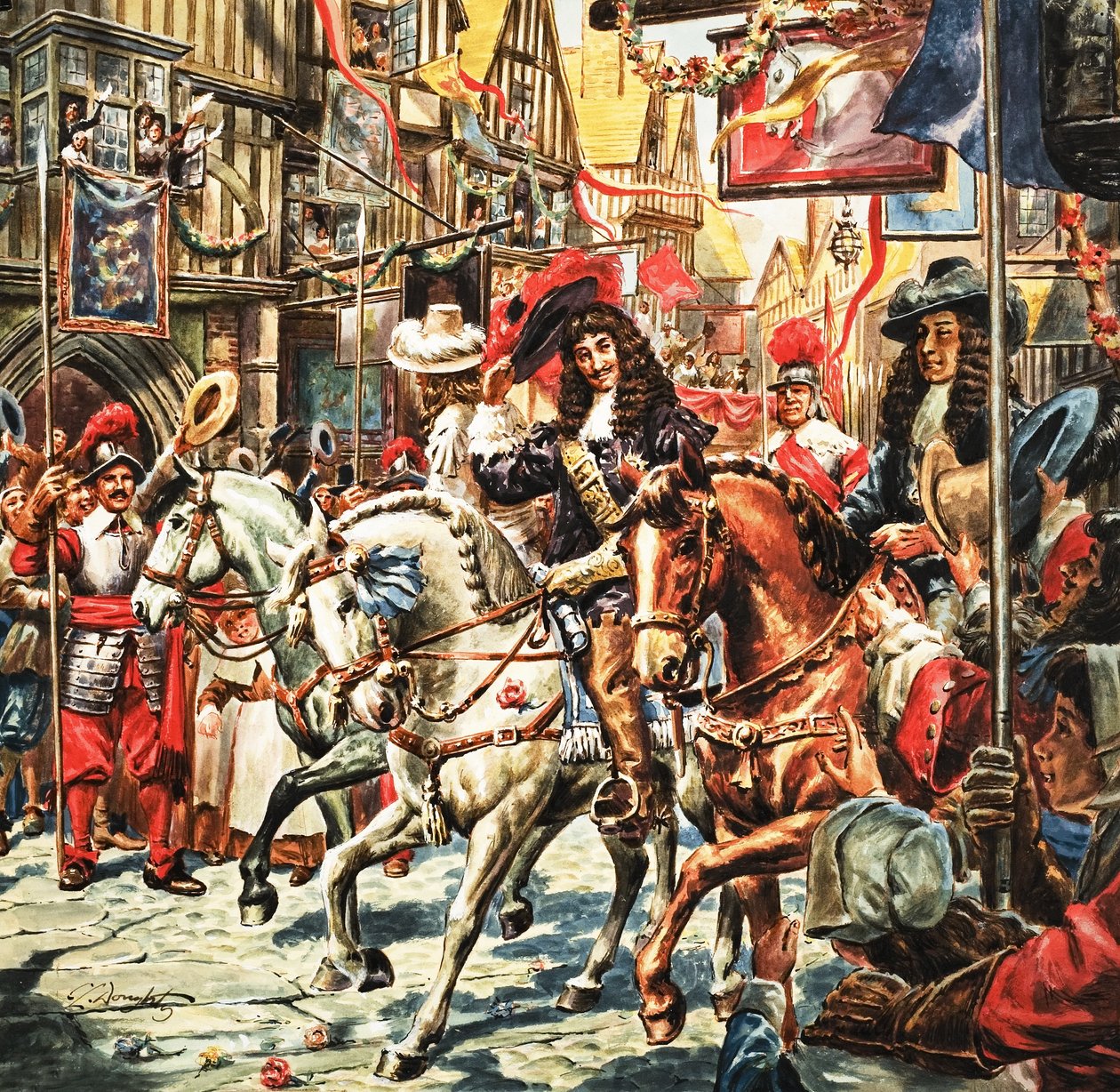Verhaal van onze hoofdstad: Pest boven Londen. Charles II. door C.L. Doughty
