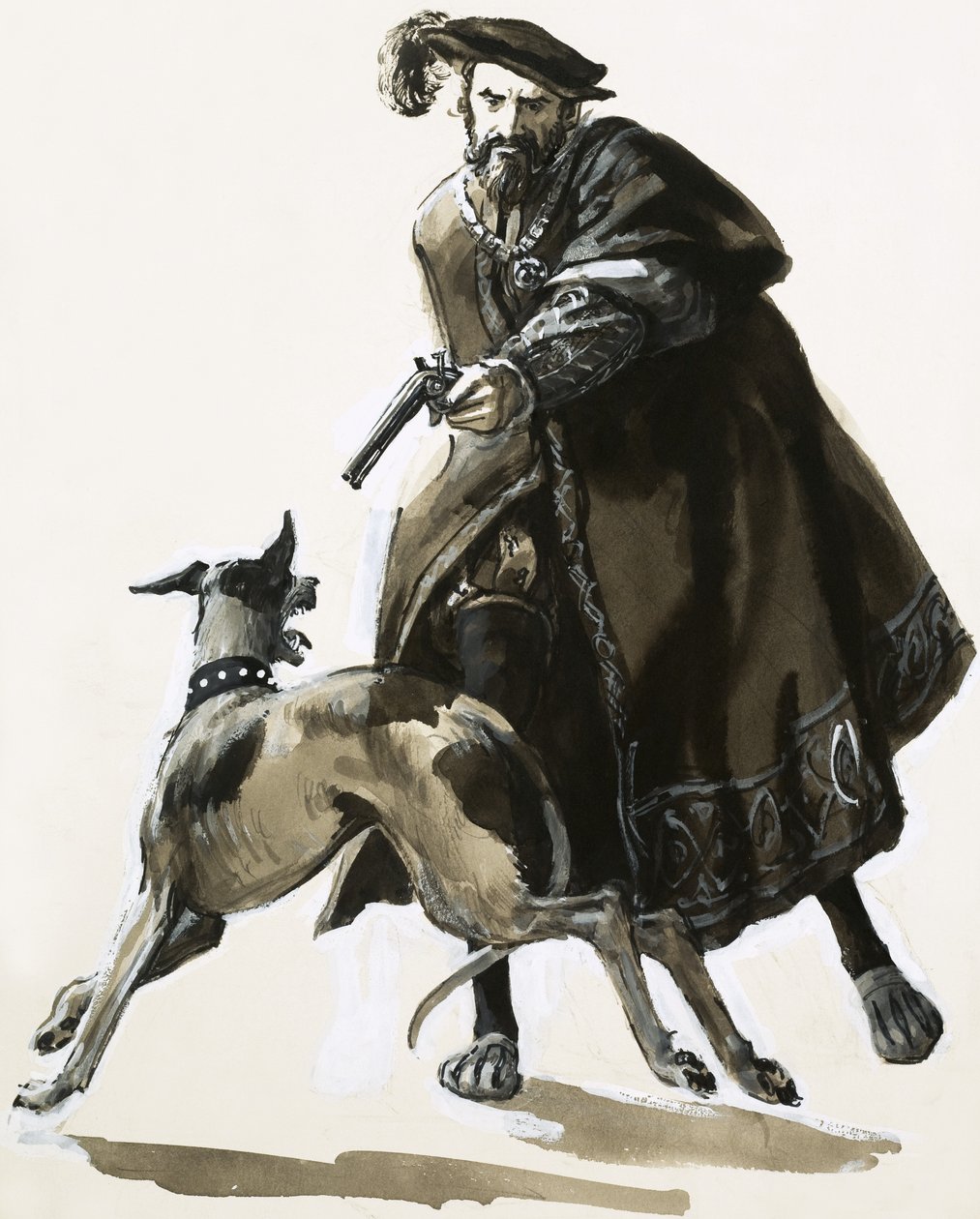 Thomas Seymour uitte zijn woede door een van de honden van de koning neer te schieten door C.L. Doughty