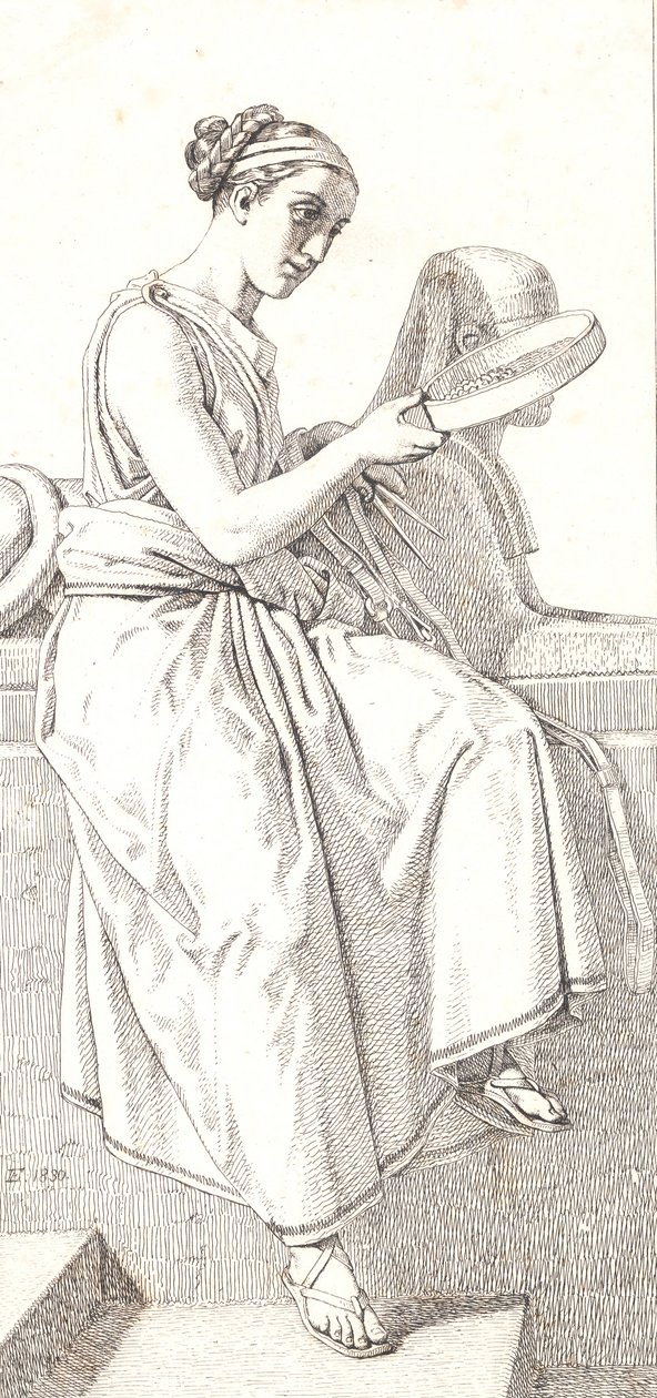Verstand. Allegorisch figuur door Christoffer Wilhelm Eckersberg