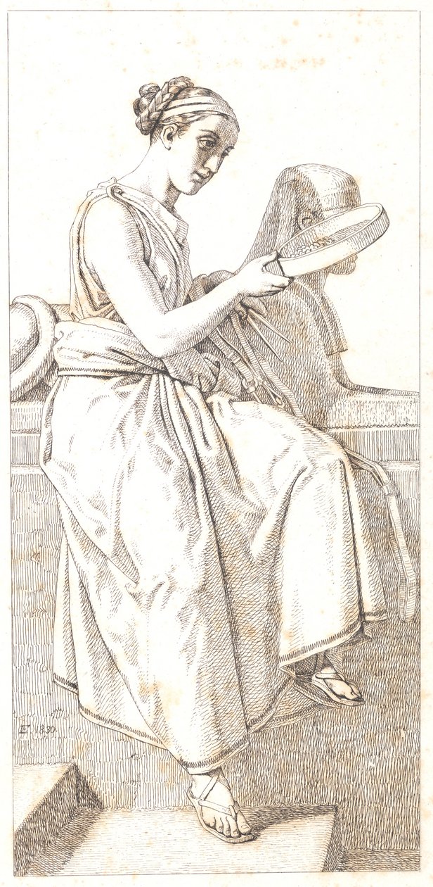De Rede. Allegorisch figuur door Christoffer Wilhelm Eckersberg