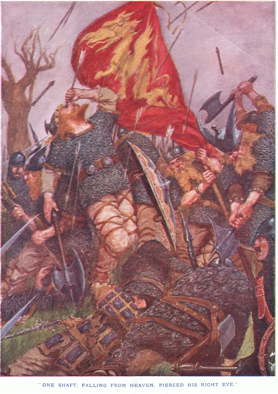 De Slag bij Hastings 1066 door C. Dudley Tennant