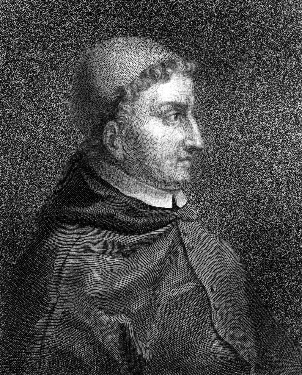 Kardinaal Cisneros, Spaanse kardinaal, inquisiteur en staatsman, 1836 door C. E. Wagstaff