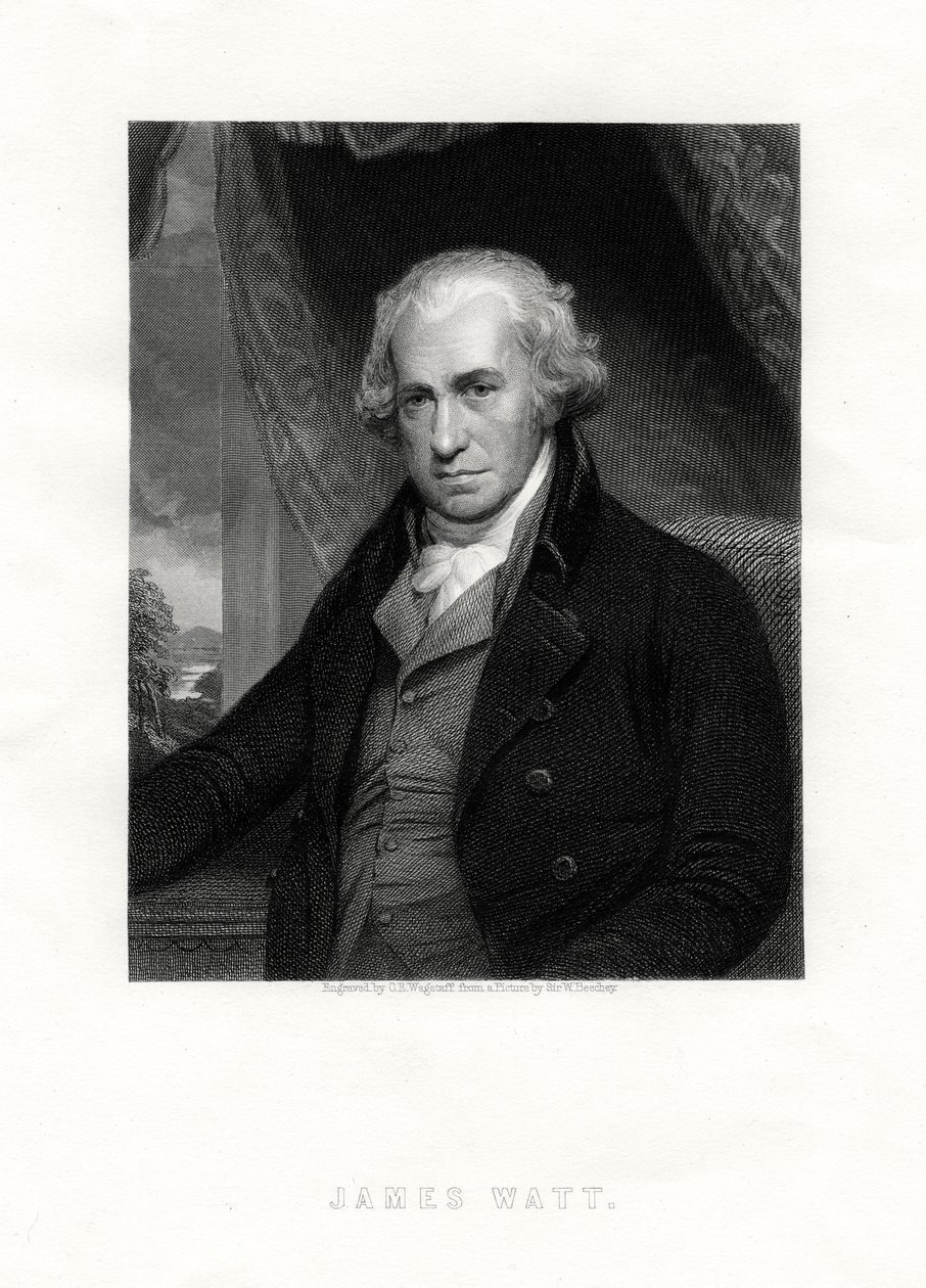 James Watt, Schotse uitvinder en ingenieur, 19e eeuw door C. E. Wagstaff