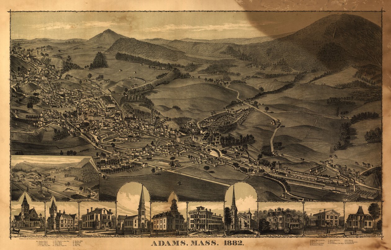 Adams, Mass. - 1882. LOC 91680093 door C. J. Philadelphia Publishing House; Corbin