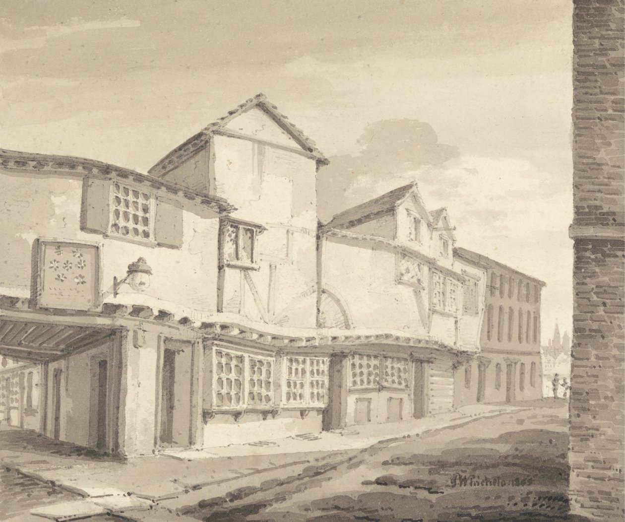 Deel van het klooster van St. Saviours, Southwark door C. John M. Whichelo