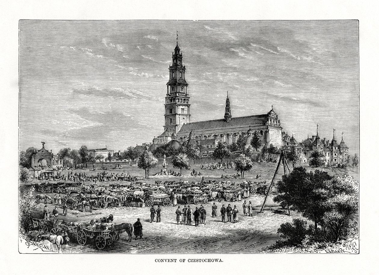 Klooster van Czestochowa, Polen door C. Laplante