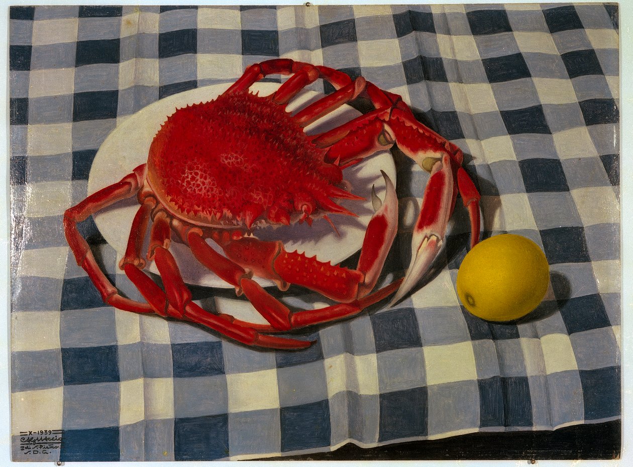 Krab en Citroen door Cagnaccio di San Pietro
