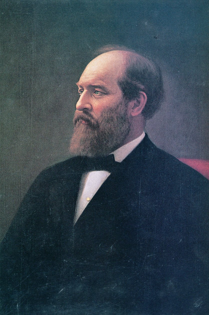 James A. Garfield (1831-81) door Calvin Curtis