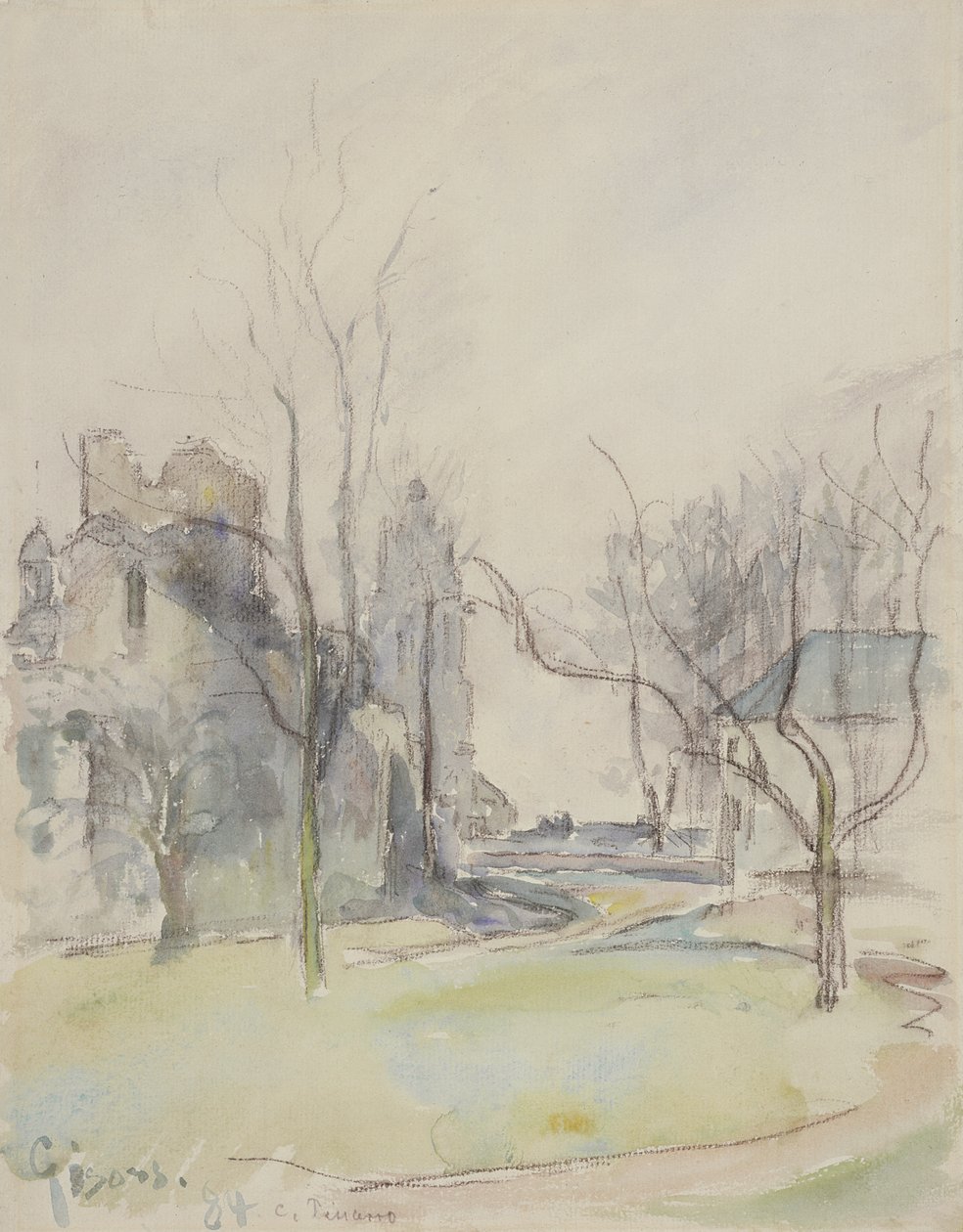 Gisors, ca. 1884 door Camille Jacob Pissarro