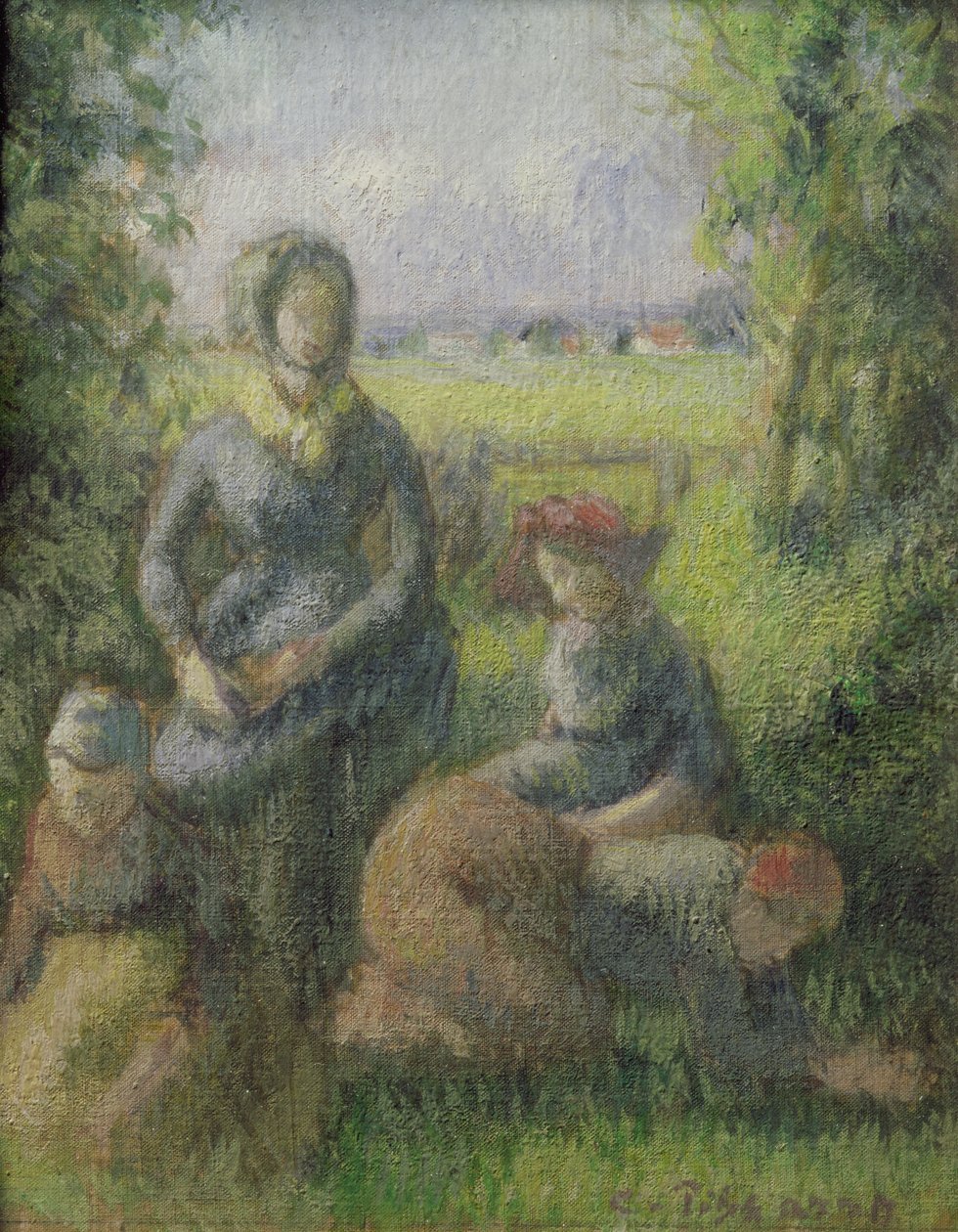 Rustieke scène door Camille Jacob Pissarro