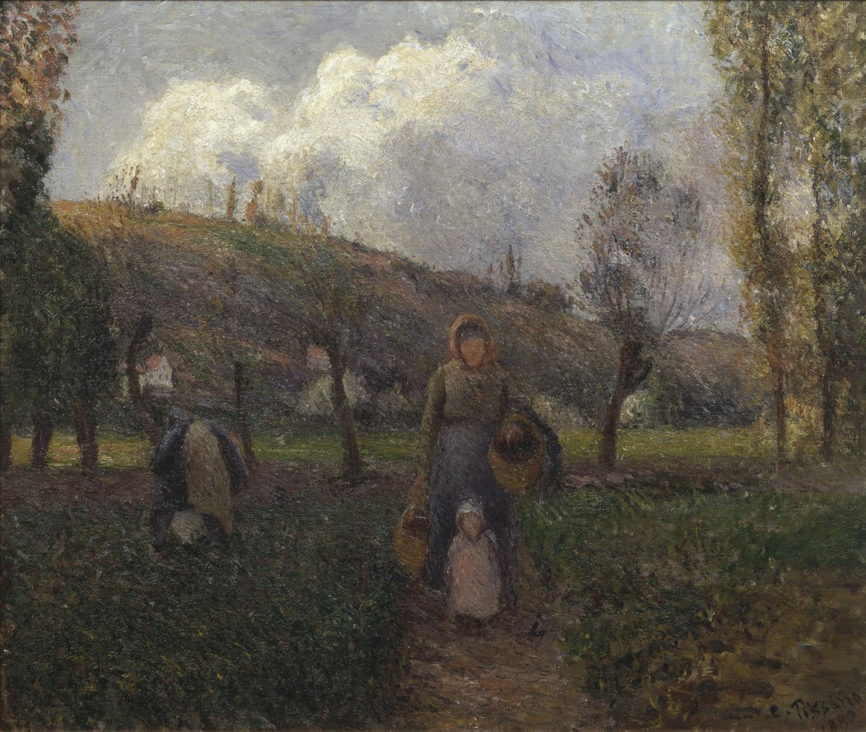 De Terugkeer van de Velden door Camille Jacob Pissarro