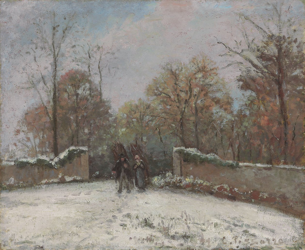 De Bos van Marly Binnenkomen door Camille Jacob Pissarro