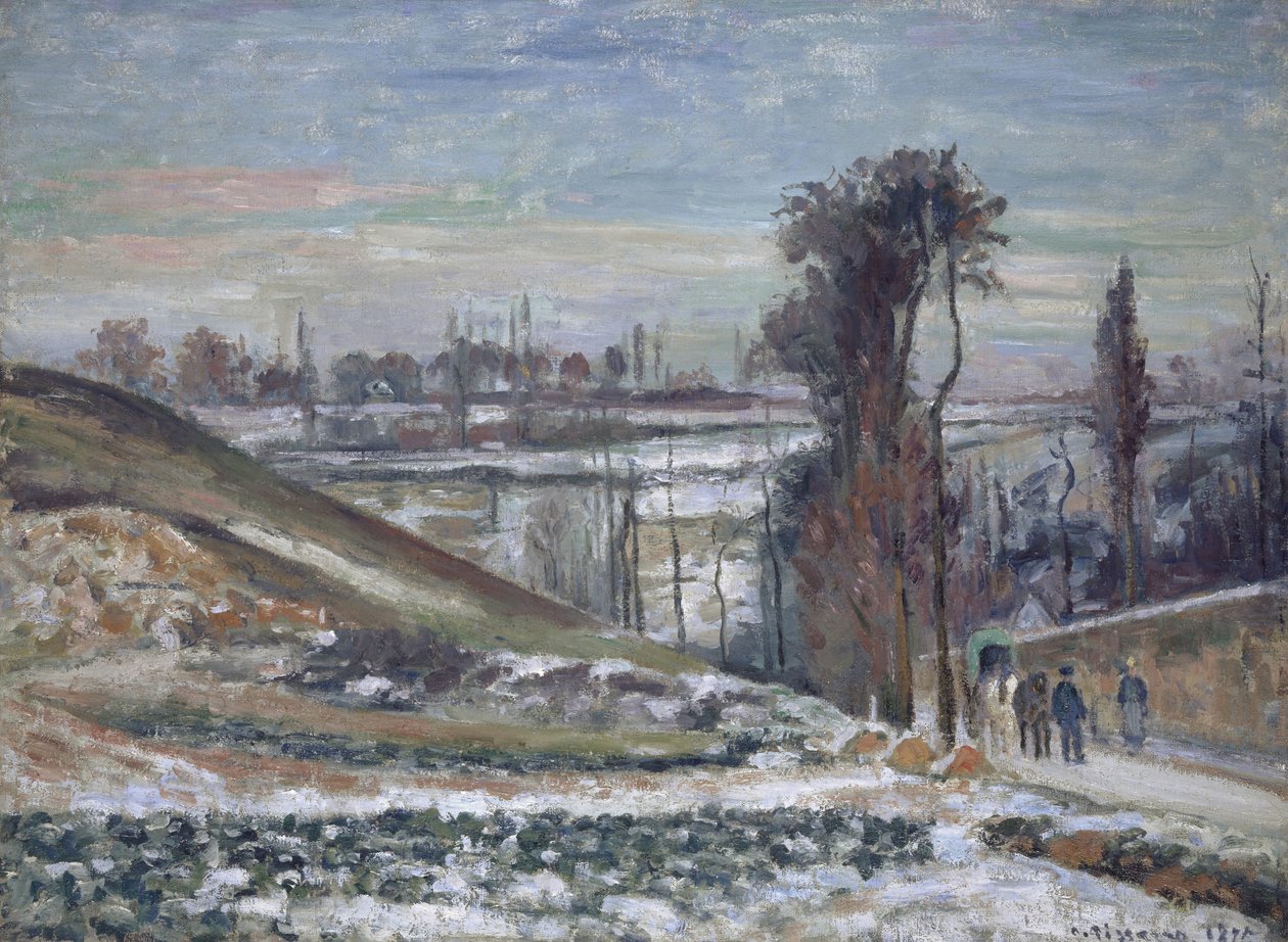 Sneeuwlandschap bij l