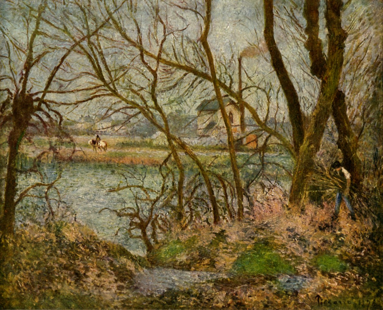 De Houthakker, 1878, 1939 door Camille Jacob Pissarro
