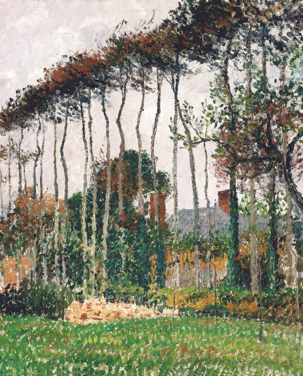 Frans: Les grands hêtres à Varengeville
Duits: De grote koperen beuken in Varengeville door Camille Pissarro