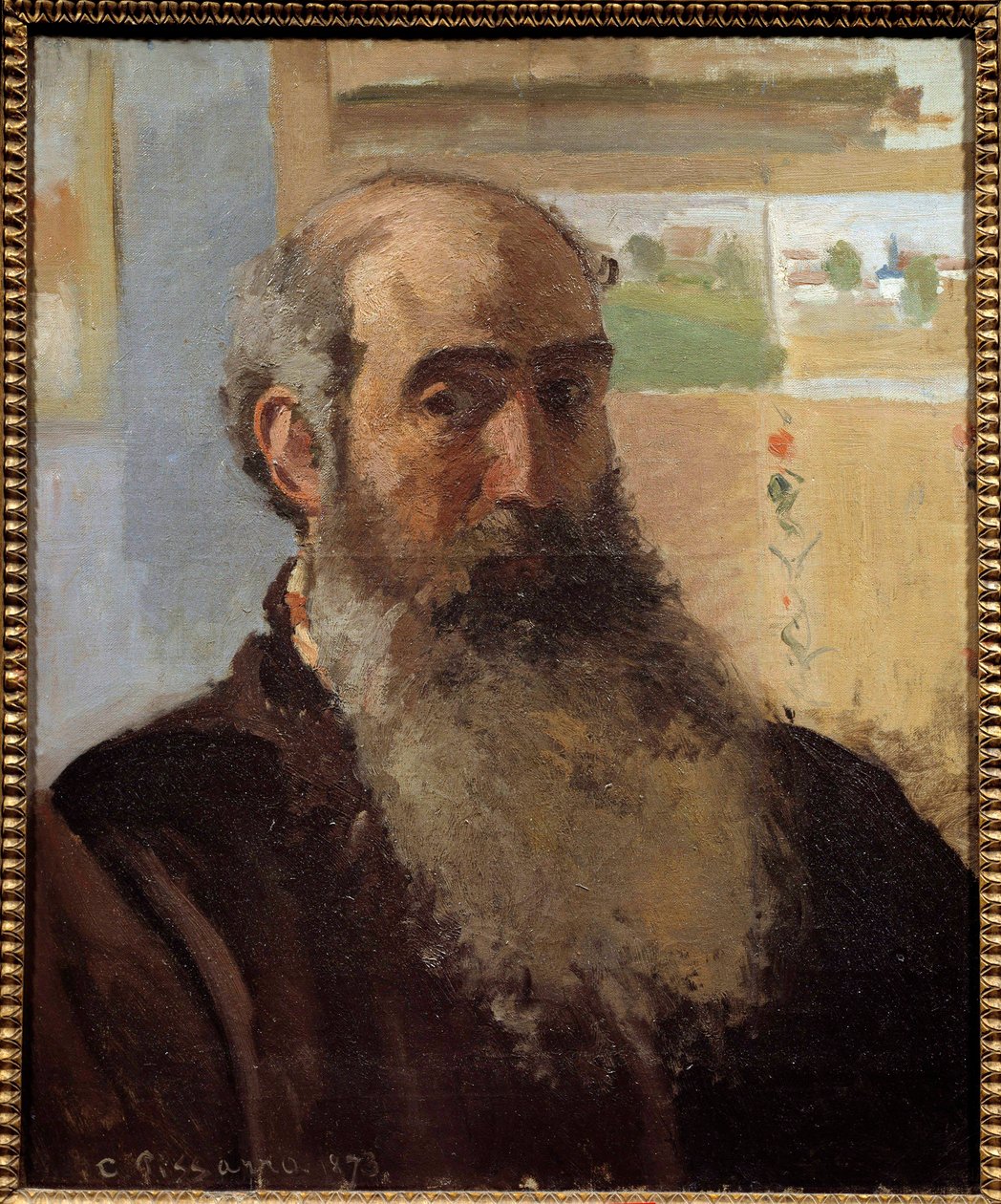 Zelfportret door Camille Jacob Pissarro
